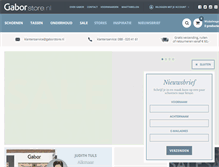 Tablet Screenshot of gaborstore.nl